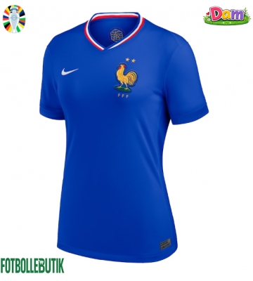 Frankrike Hemmatröja Kvinnor EM 2024 Kortärmad